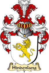 v.23 Coat of Family Arms from Germany for Hindenlang