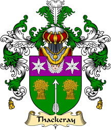 English Family Coat of Arms (v.25) Thackeray or Thackery