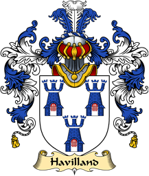 English Family Coat of Arms (v.25) Havilland