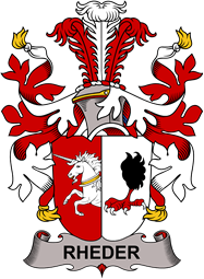 Coat of arms used by the Danish family Rheder