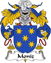 Portuguese Coat of Arms for Moniz