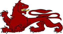 Lion Passant Reguardant