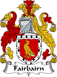 English Coat of Arms for the family Fairbairn or Fairburn II