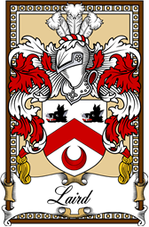 Scottish Coat of Arms Bookplate for Laird