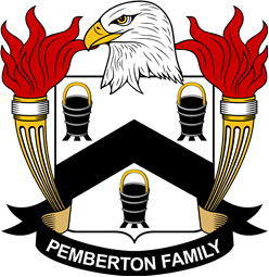 Coat of arms used by the Pemberton family in the United States of America