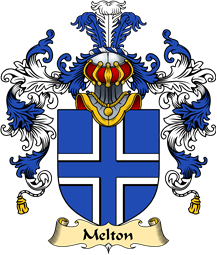 English Family Coat of Arms (v.25) Melton