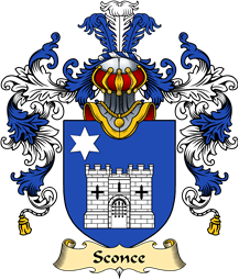 Scottish Family Coat of Arms (v.25) Sconce
