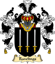 English Family Coat of Arms (v.25) Rawlings