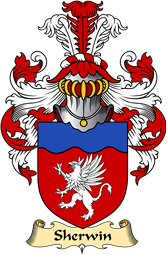 English Coat of Arms (v.23) for the family Sherwin