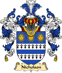 English Family Coat of Arms (v.25) Nicholson