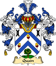 English Family Coat of Arms (v.25) Quain