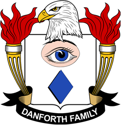 Coat of arms used by the Danforth family in the United States of America