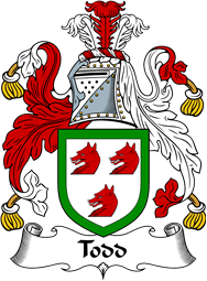 English Coat of Arms for the family Todd