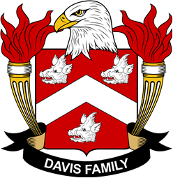 Coat of arms used by the Davis II family in the United States of America