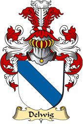 v.23 Coat of Family Arms from Germany for Delwig