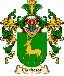 English Family Coat of Arms (v.25) Clarkeson