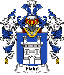 Italian Family Coat of Arms (v.25b) Figini