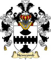 English Family Coat of Arms (v.25) Newcomb (e)
