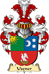 v.23 Coat of Family Arms from Germany for Usener