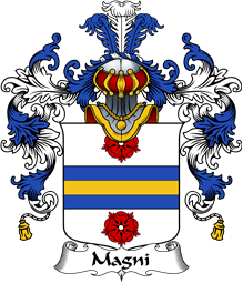 Italian Family Coat of Arms (v.25b) Magni