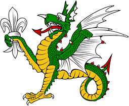 Wyvern Holding Fleur de Lis