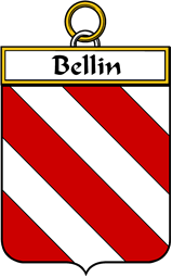 French Coat of Arms Badge for Bellin