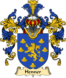 English Family Coat of Arms (v.25) Henner