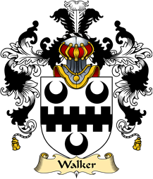 English Family Coat of Arms (v.25) Walker II