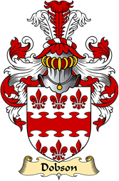 English Coat of Arms (v.23) for the family Dobson