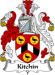 English Coat of Arms for the family Kitchin