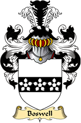 Scottish Family Coat of Arms (v.23) for Boswell