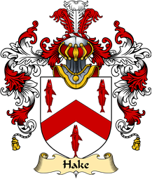 English Family Coat of Arms (v.25) Hake