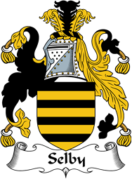 English Coat of Arms for the family Selby