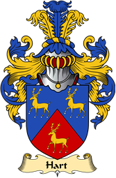 English Coat of Arms (v.23) for the family Hart II