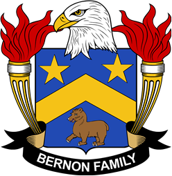 Coat of arms used by the Bernon family in the United States of America