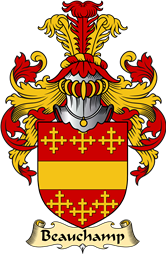 English Coat of Arms (v.23) for the family Beauchamp