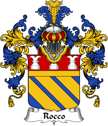 Italian Family Coat of Arms (v.25b) Rocco