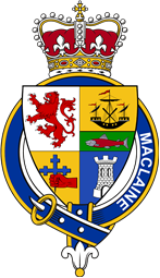 Families of Britain Coat of Arms Badge for: MacLaine (Scotland)