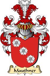 v.23 Coat of Family Arms from Germany for Mauthner