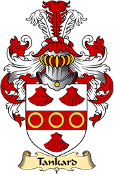 Irish Family Coat of Arms (v.23) for Tankard or Tankert