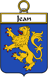 French Coat of Arms Badge for Jean