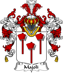 Italian Family Coat of Arms (v.25b) Majoli