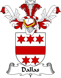 Coat of Arms from Scotland for Dallas