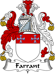 English Coat of Arms for the family Farrant