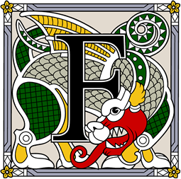 Heraldic Alphabet F