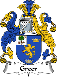 Irish Coat of Arms for Greer