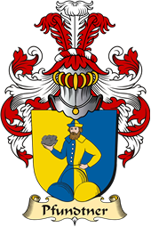 v.23 Coat of Family Arms from Germany for Pfundtner