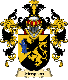 English Family Coat of Arms (v.25) Simpson
