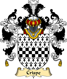 English Family Coat of Arms (v.25) Crispe