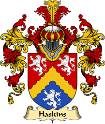 English Family Coat of Arms (v.25) Haskins